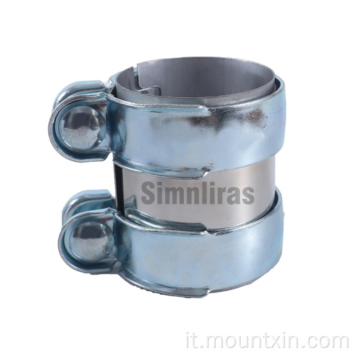 2pcs tubi di auto in acciaio inossidabile universale morsetto di scarico